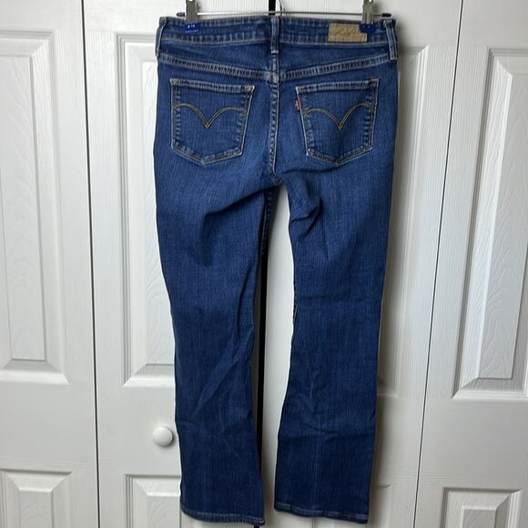 Levi’s slight Curve Classic Straight Leg Jeans Dark Blue 26 - Picture 7 of 10